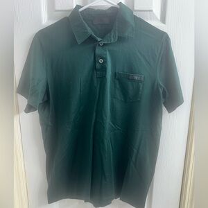 Prada Dark Green Polo Shirt